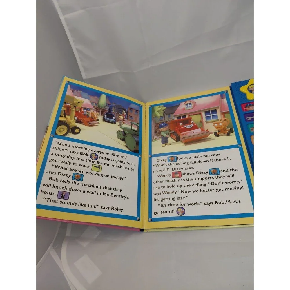 Vintage 2003 Bob the Builder – Bob's Busy Building Day – Interactive Play Sound